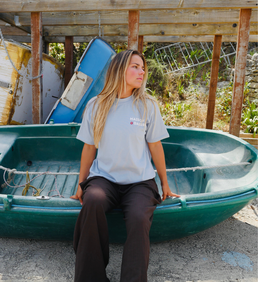T-shirt Dolce Far Niente bleu