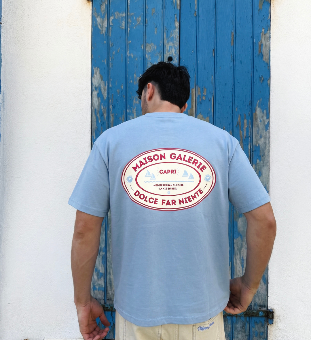 T-shirt Dolce Far Niente bleu