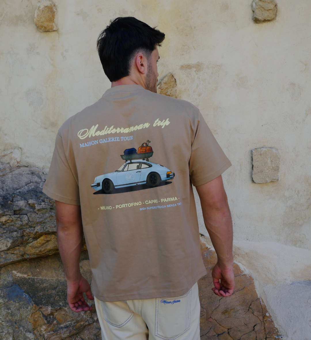 T-shirt voyage saison chaude Americano