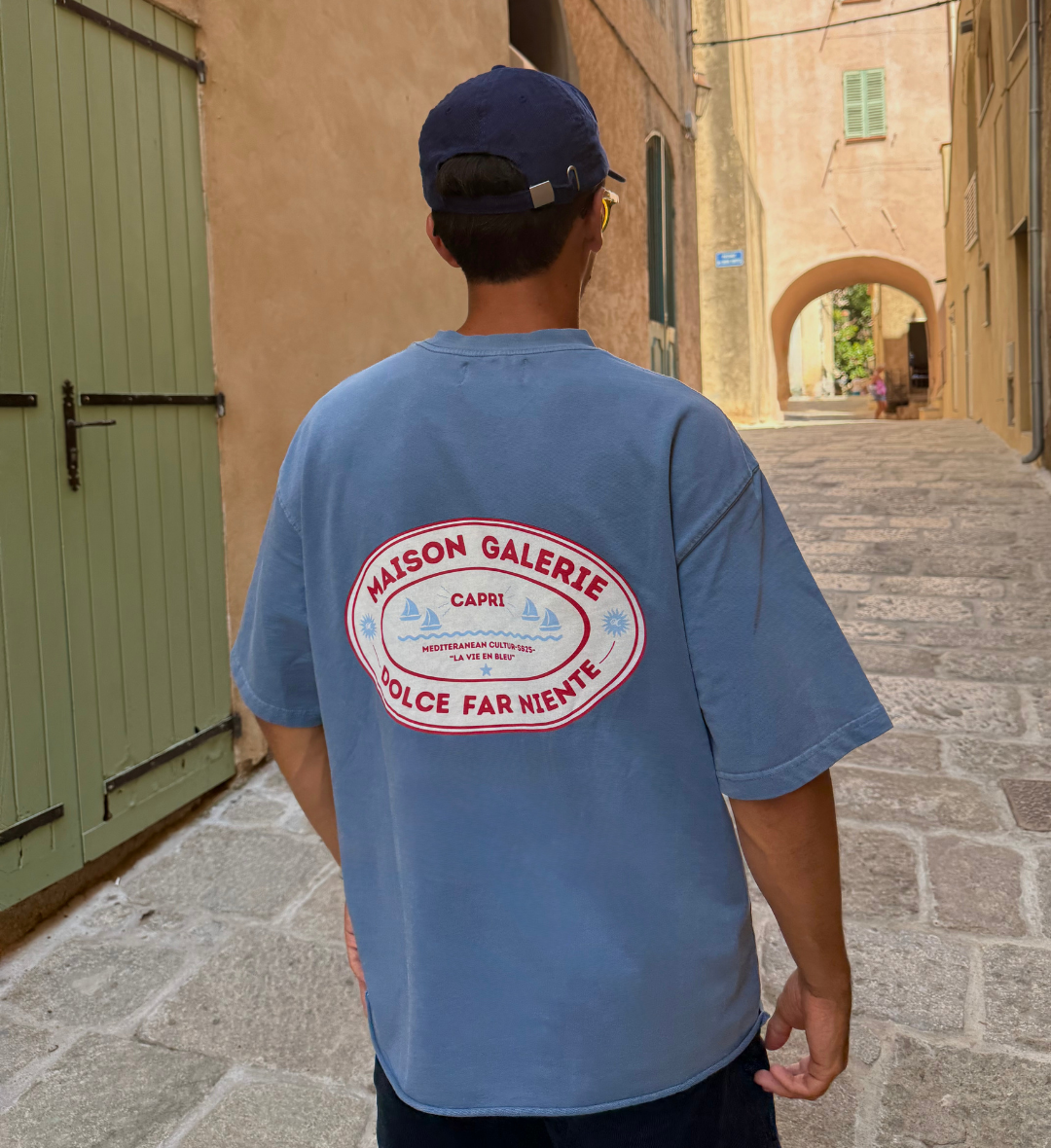 Dolce Far Niente Tee Blue
