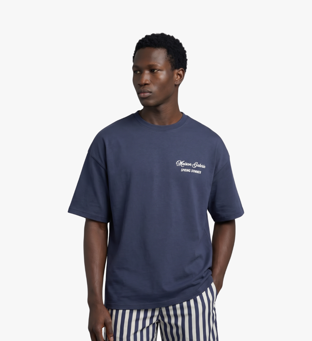 T-shirt Bleu Estate Italiana