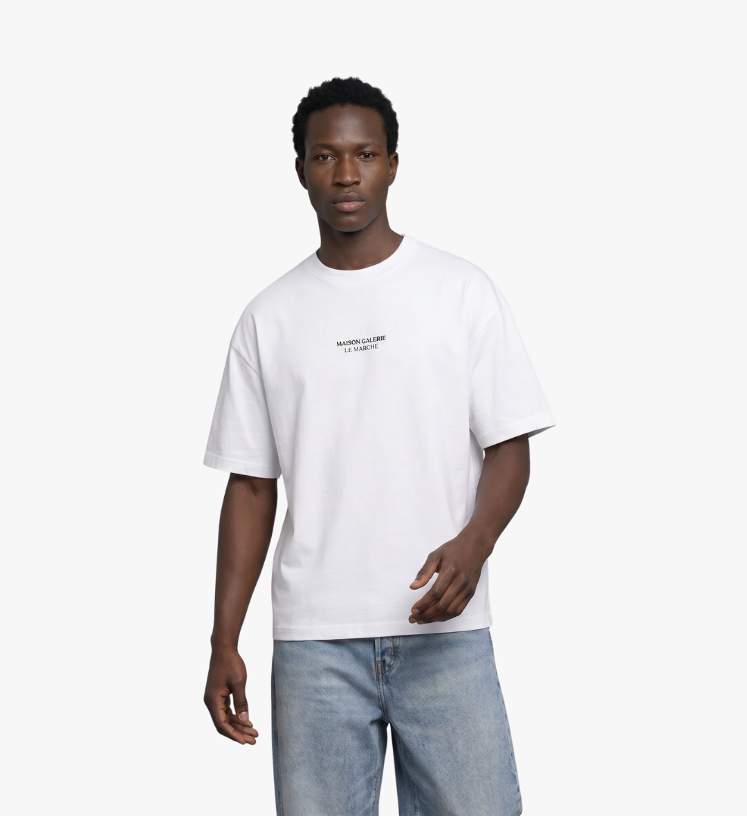 T-shirt blanc Le Marché