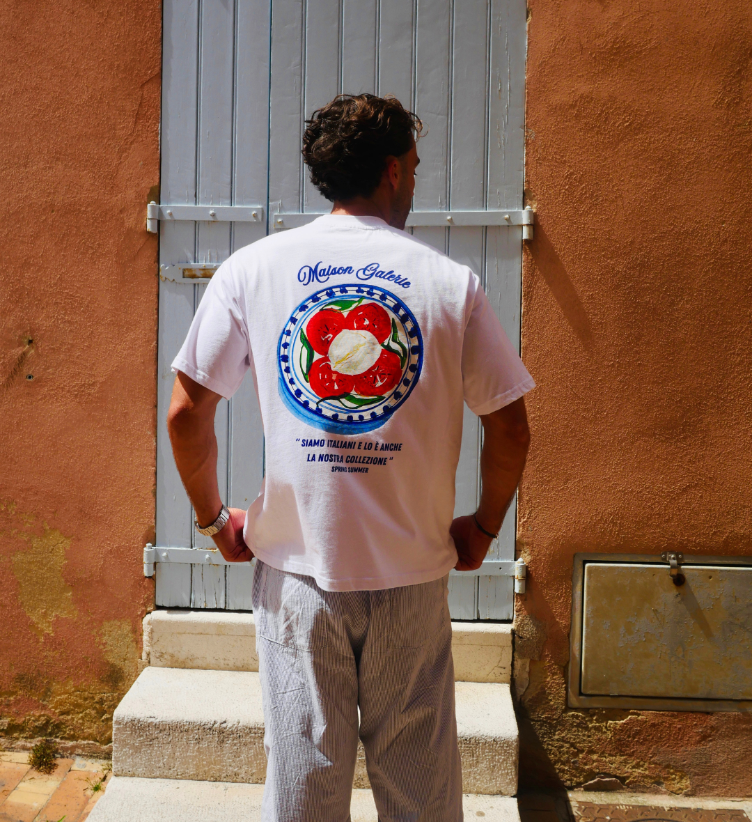 T-shirt Estate Italiana Blanc