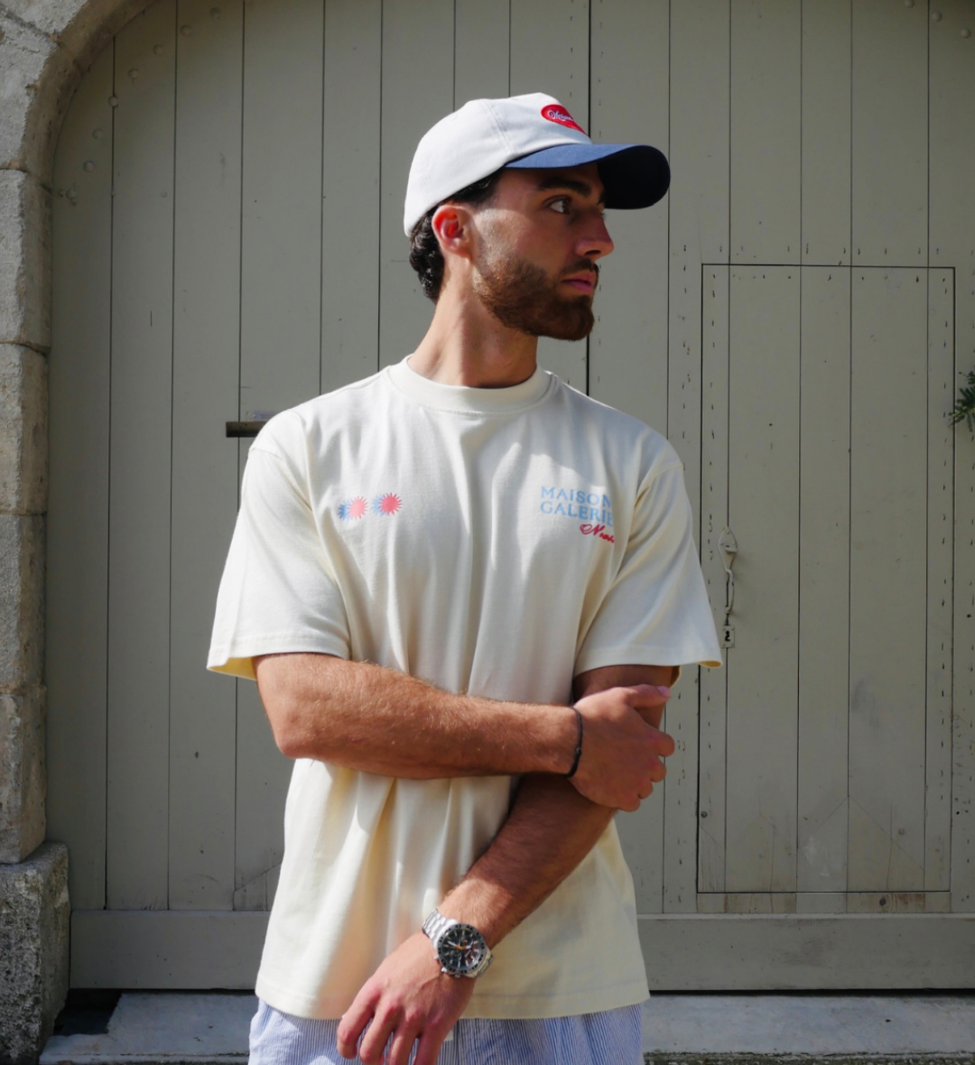 Casquette rapiécée bicolore