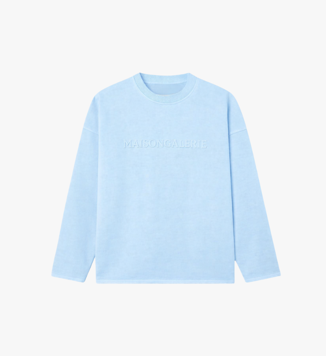 Sweat-shirt ras du cou The Sun bleu