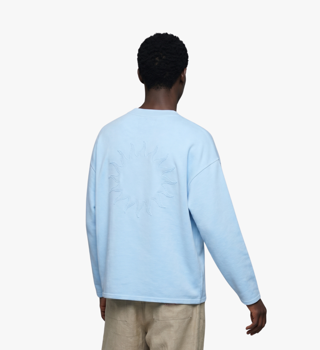 Sweat-shirt ras du cou The Sun bleu