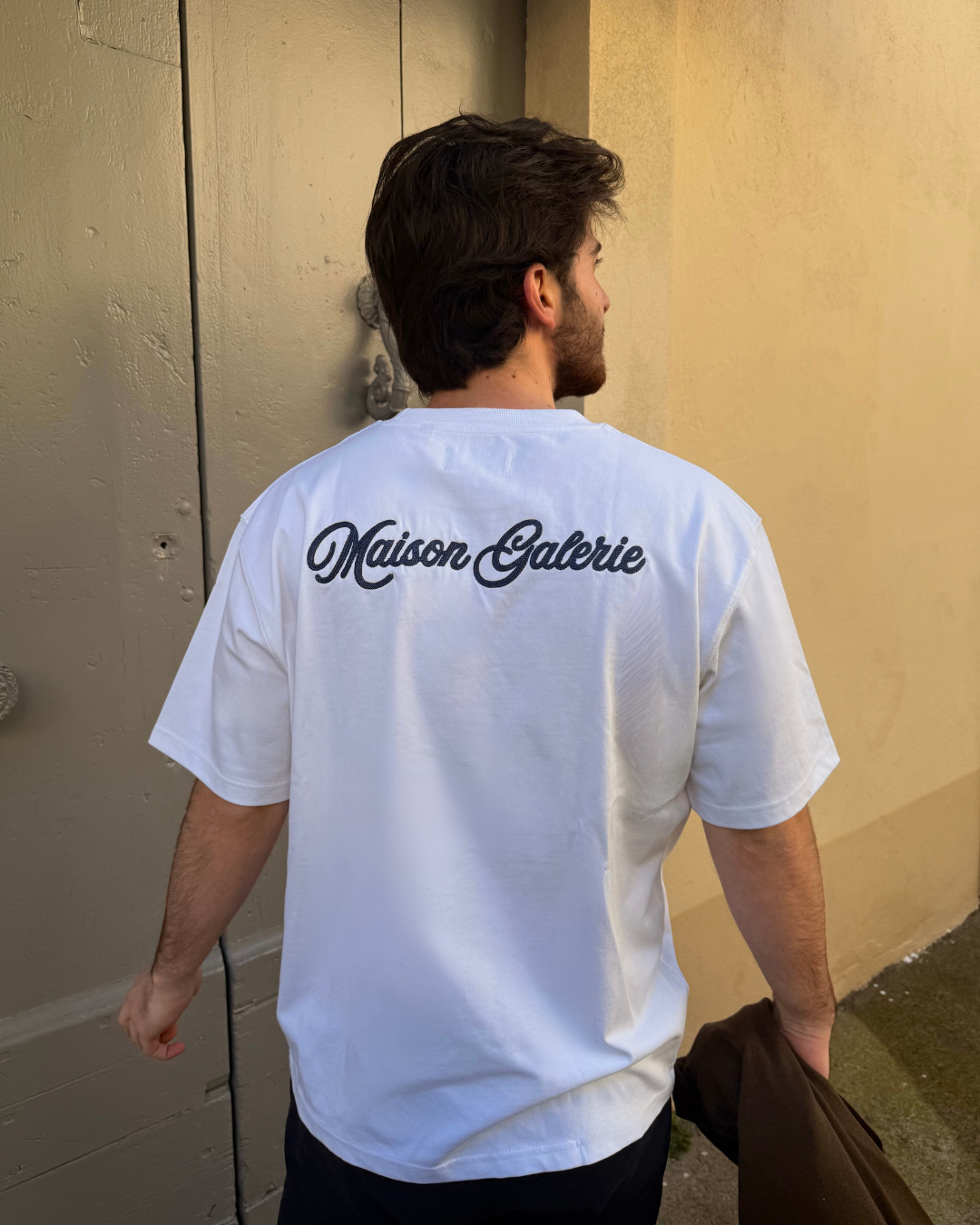 Embroidered Tee Blue