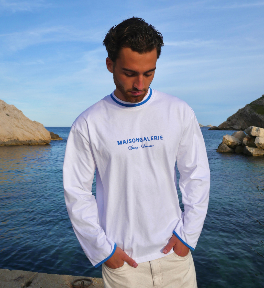 Long Sleeves Tee White