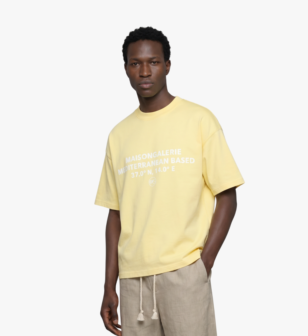 Mediterranean Based Tee Yellow