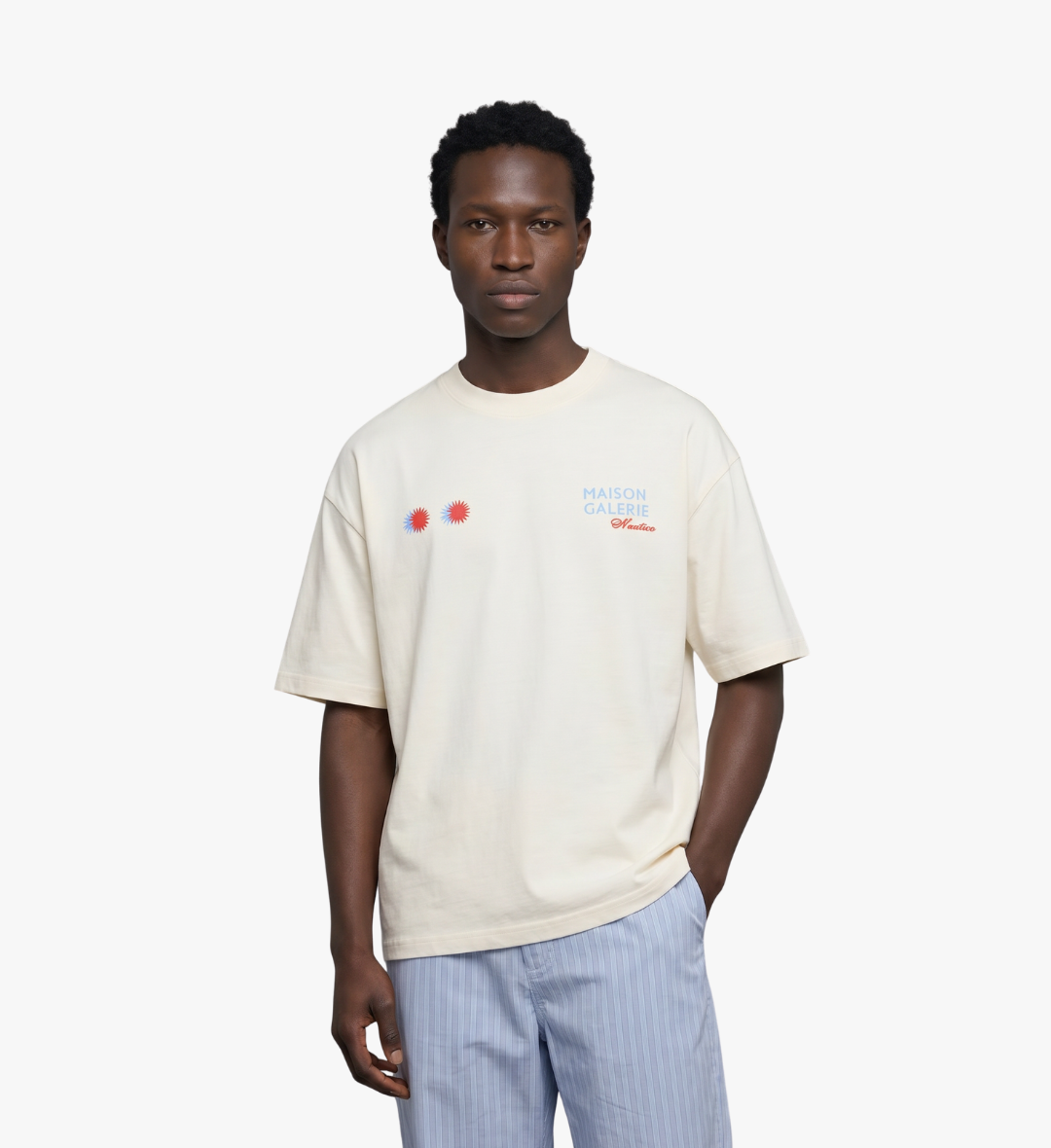 T-shirt Crème Homard Méditerranéen