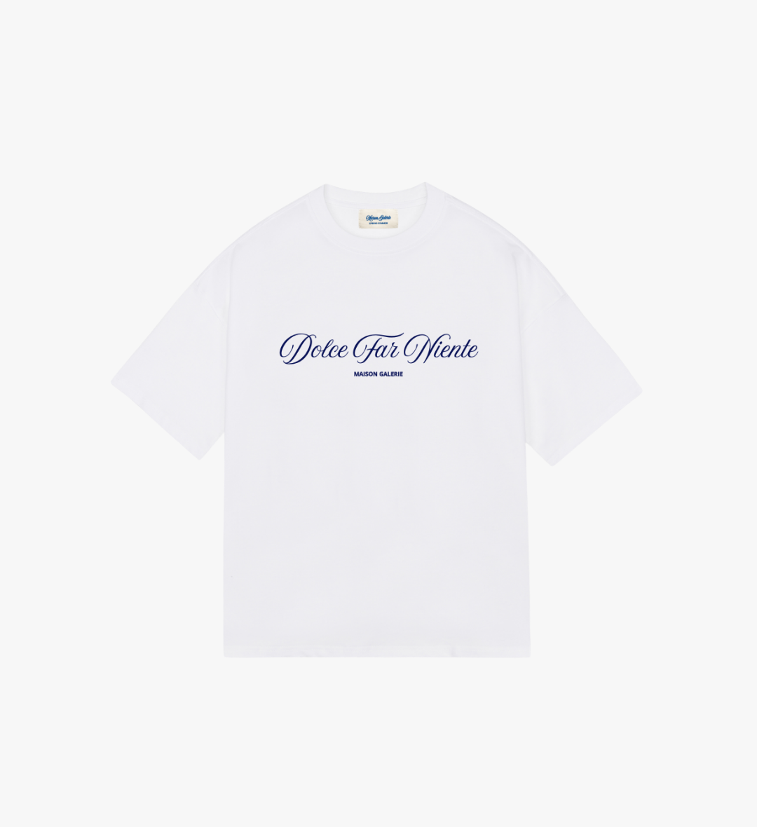 Embroded Tee White