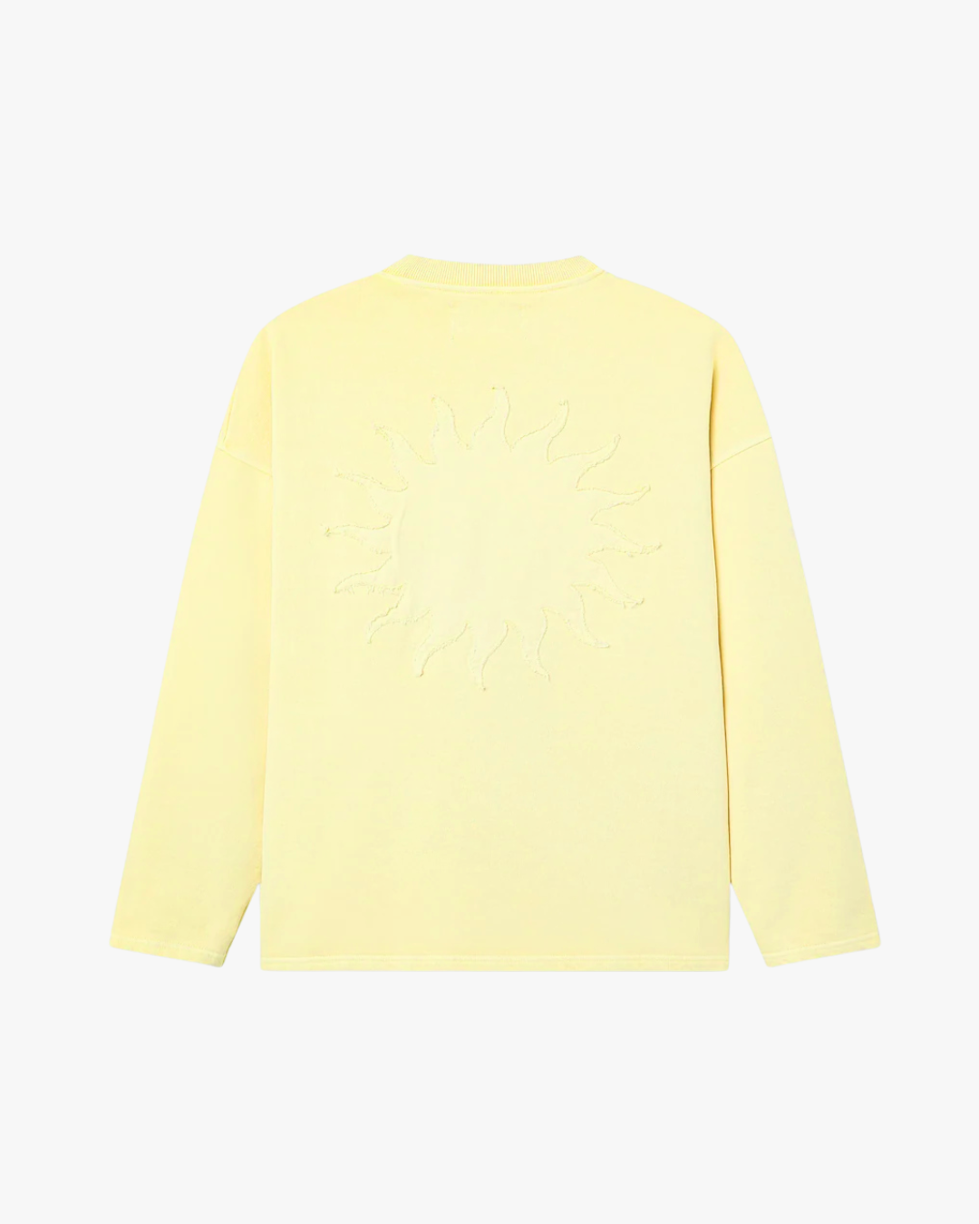 The Sun Crew Neck Sweatshirt Yellow