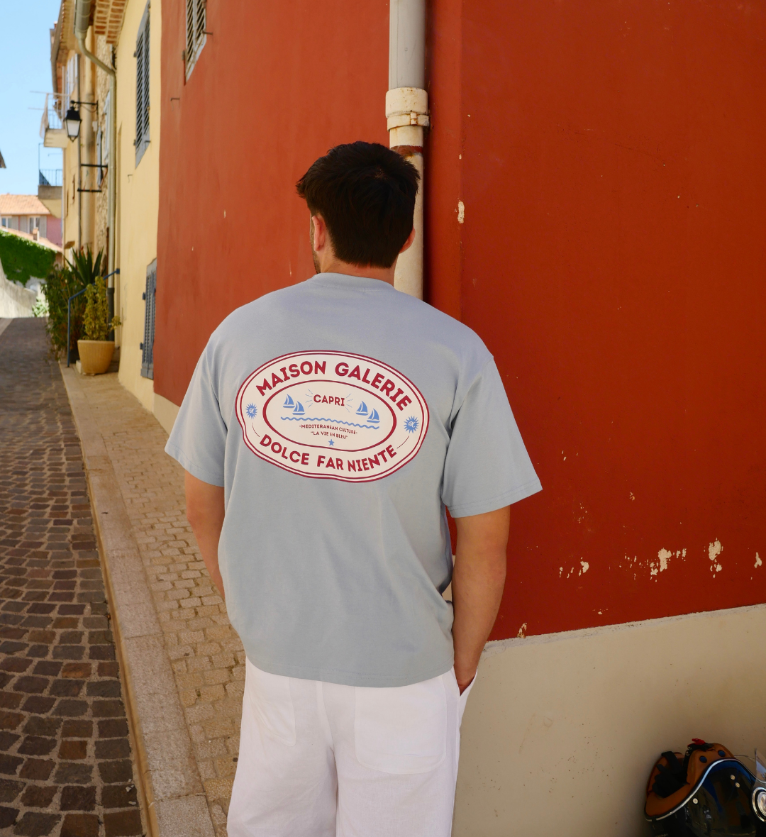 T-shirt Dolce Far Niente bleu