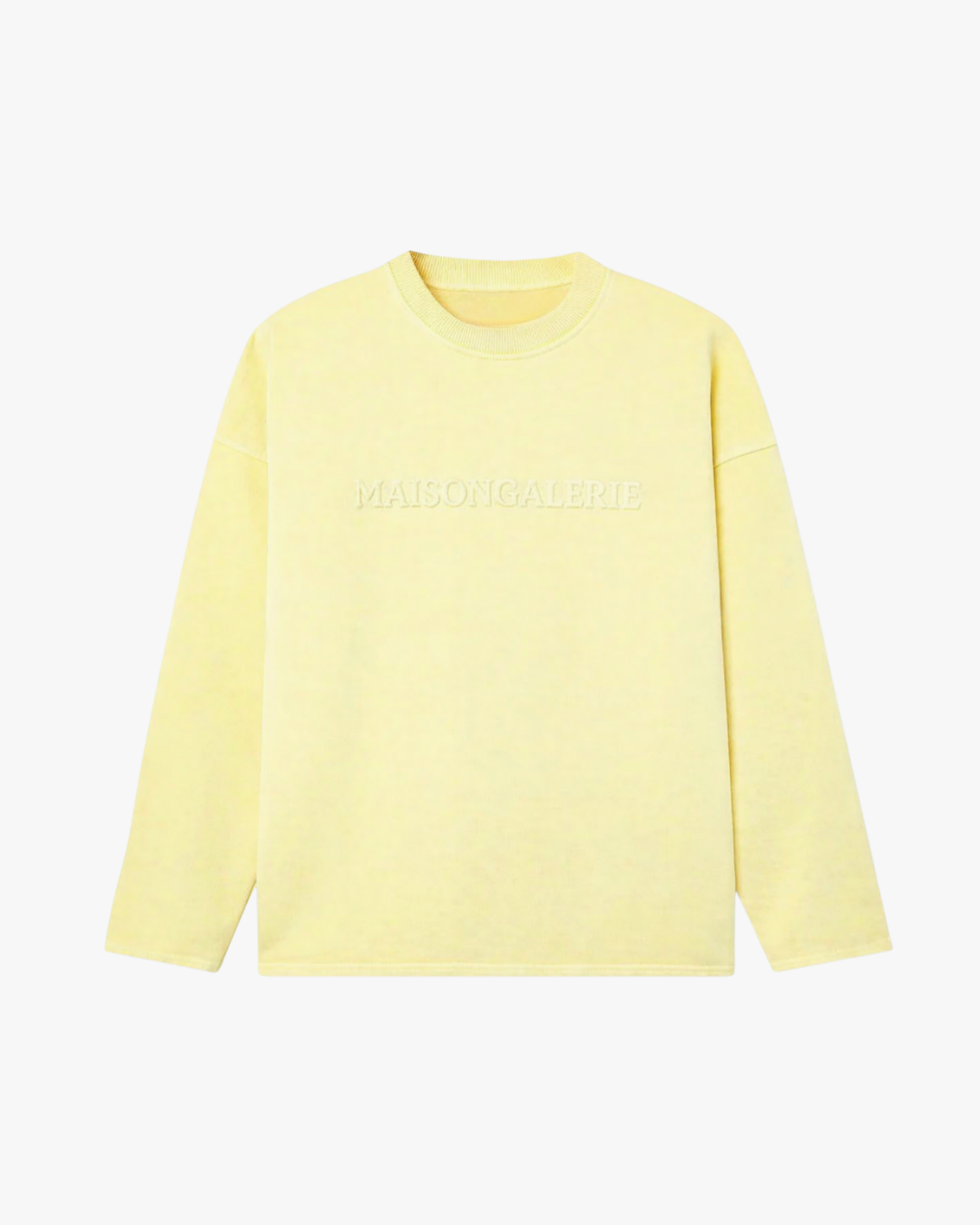 The Sun Crew Neck Sweatshirt Yellow