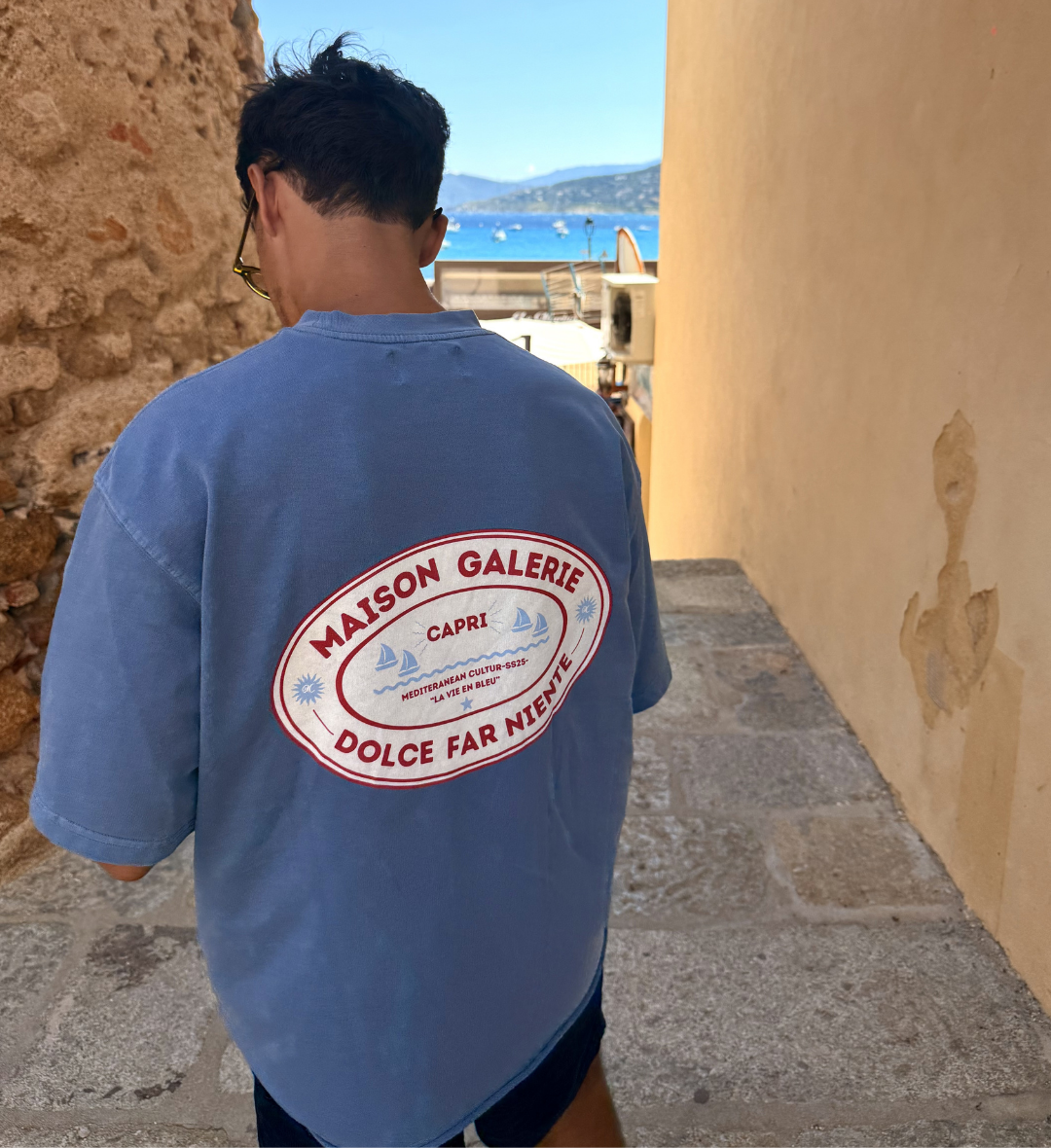 Dolce Far Niente Tee Blue