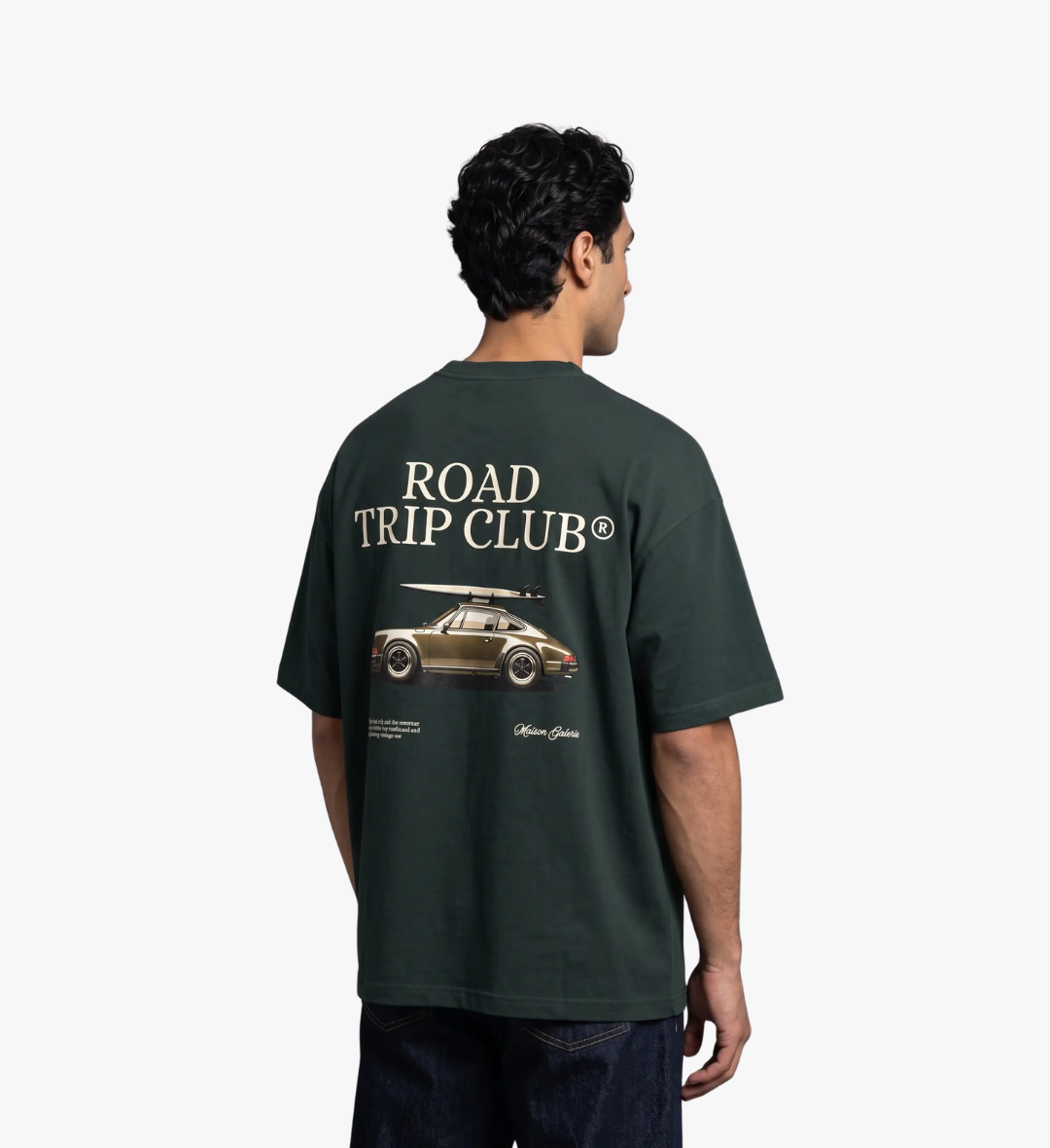 Road Trip Club Tee Green