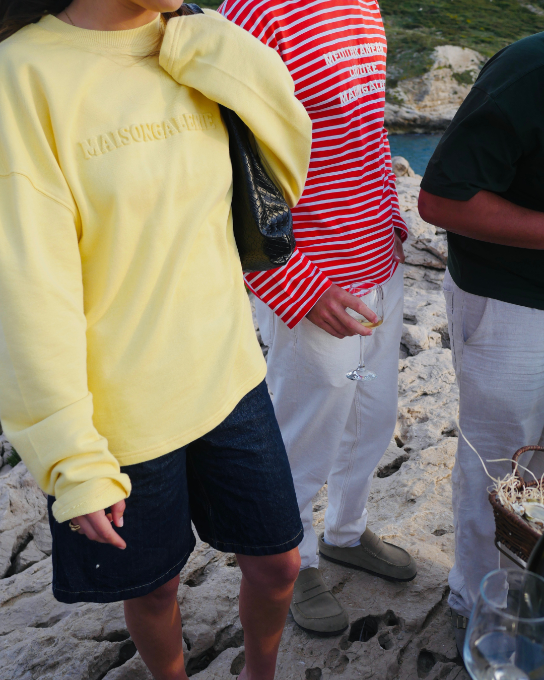 The Sun Crew Neck Sweatshirt Yellow
