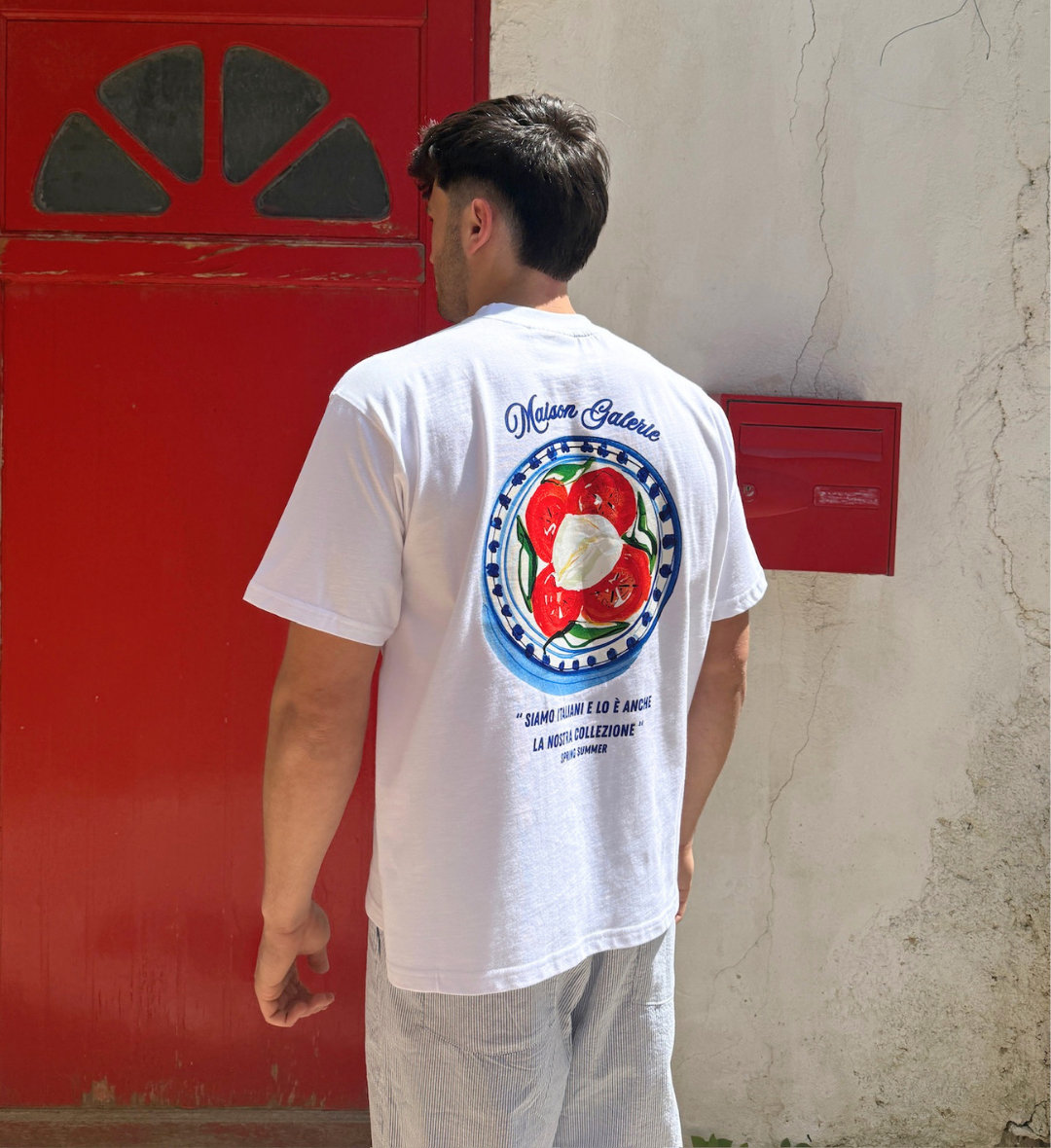 T-shirt Estate Italiana Blanc