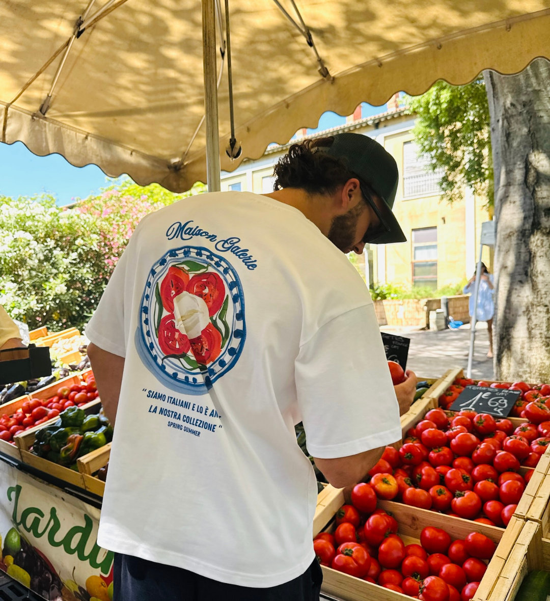 T-shirt Estate Italiana Blanc