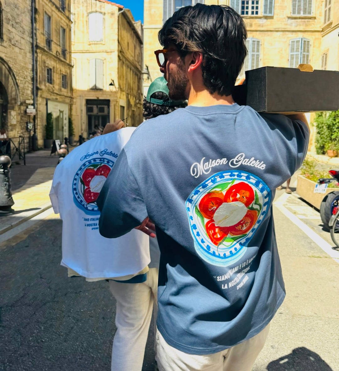 T-shirt Bleu Estate Italiana