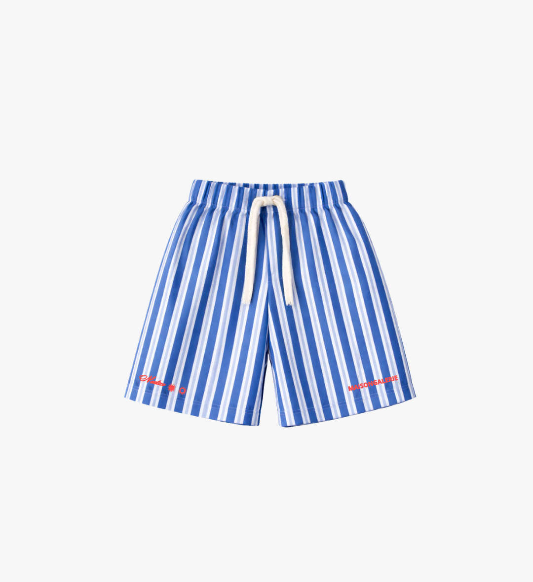 Stripped Swimshorts Blue