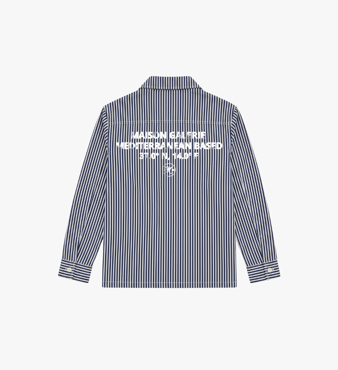 Stripped Overshirt Blue