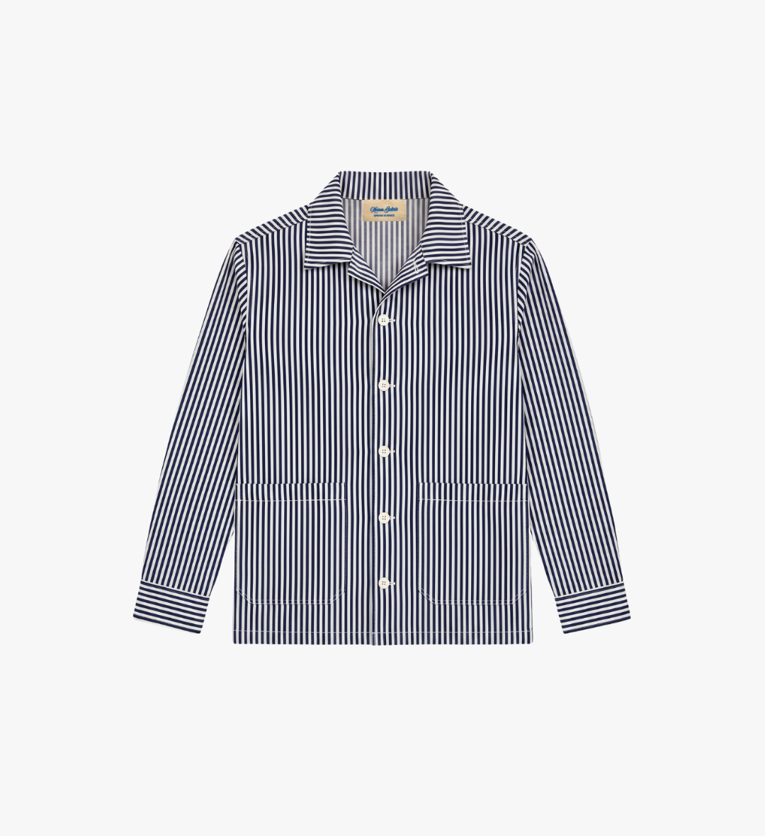 Surchemise rayée bleue
