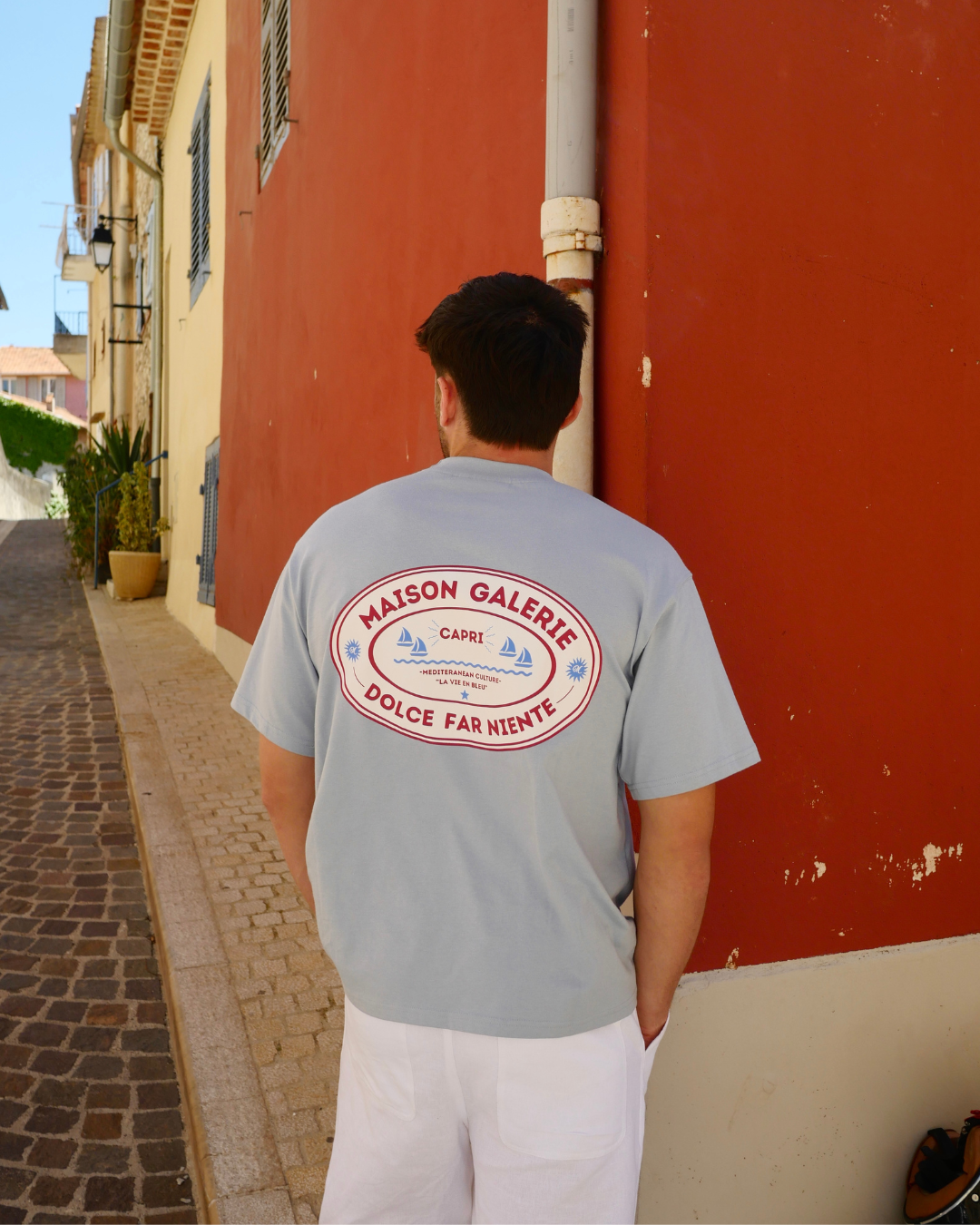 Dolce Far Niente Tee Blue
