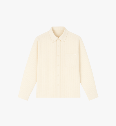 Seersucker Shirt Cream
