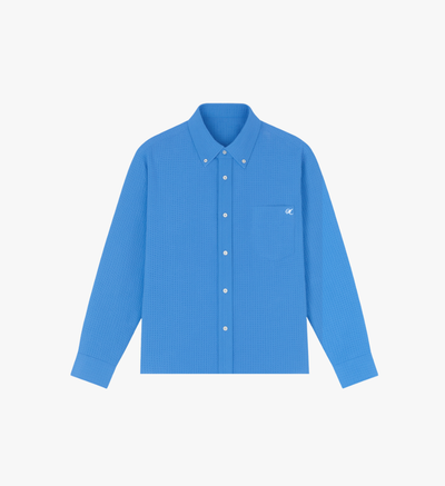 Seersucker Shirt Blue