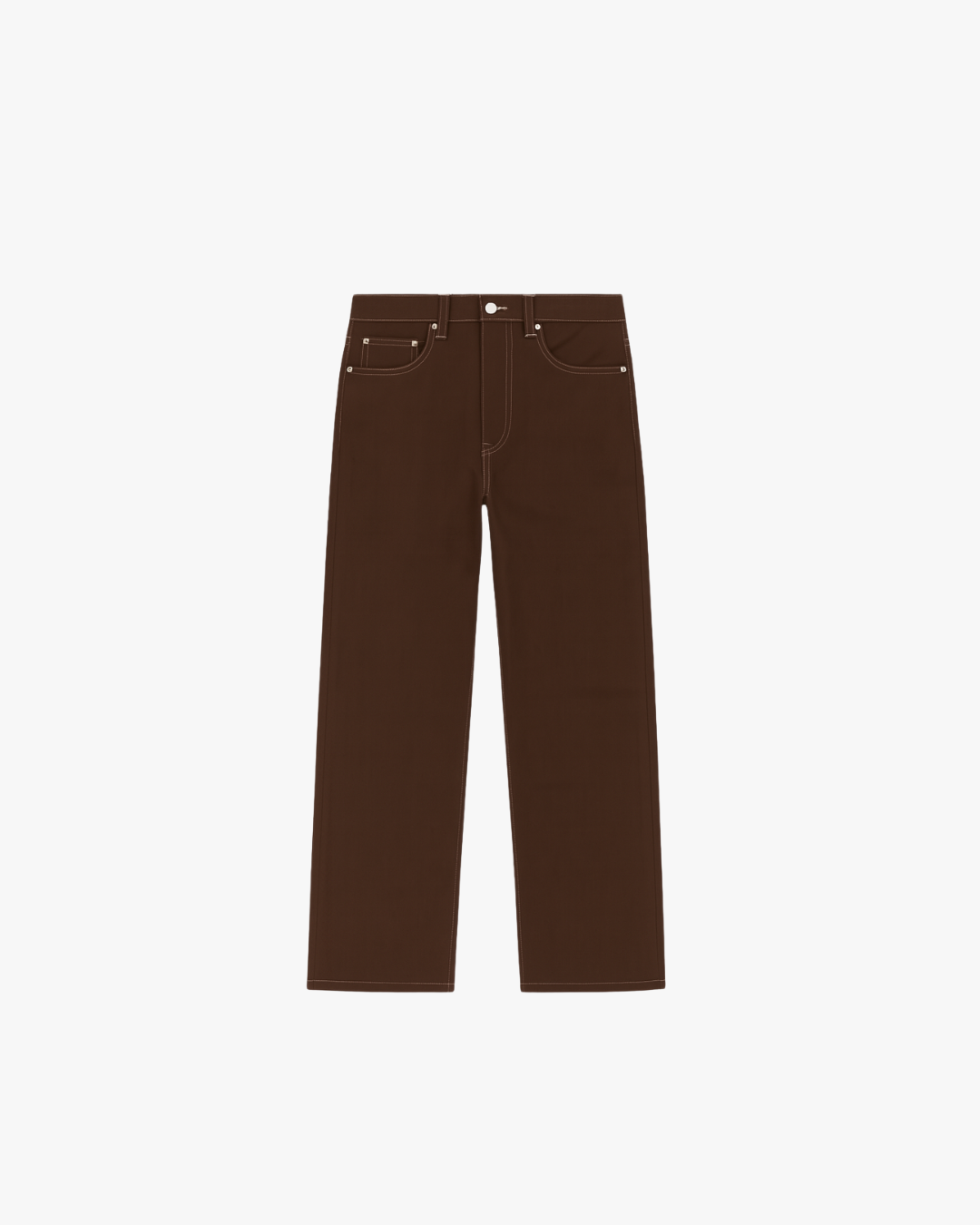 Pants Brown Pocket
