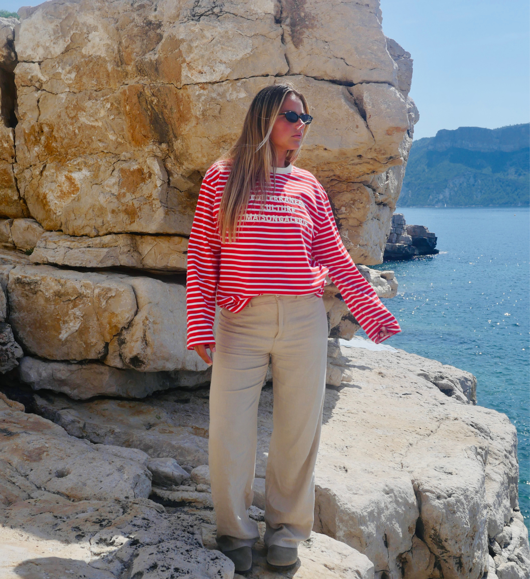 La Marinière Long Sleeves Red
