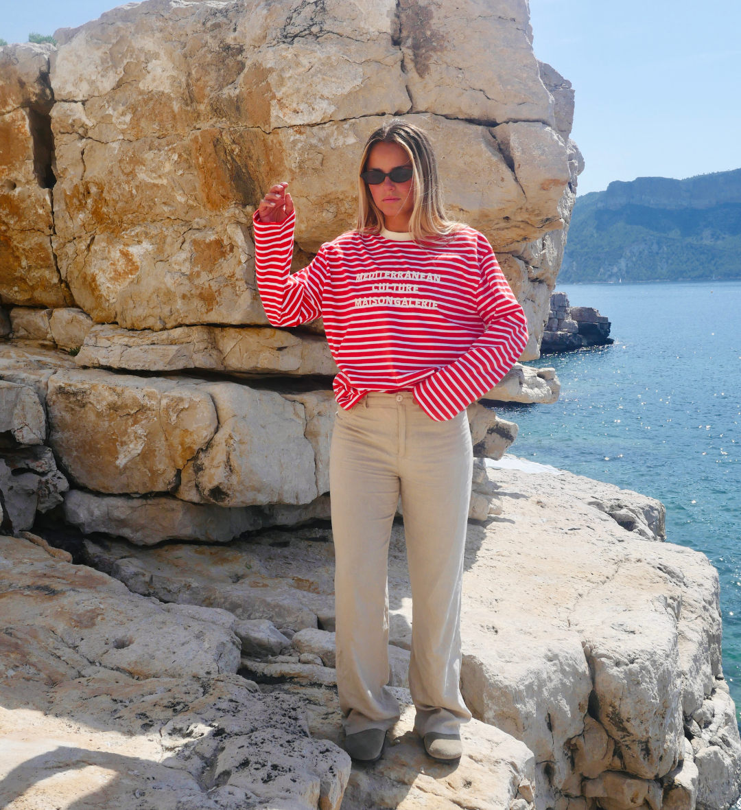 La Marinière Long Sleeves Red