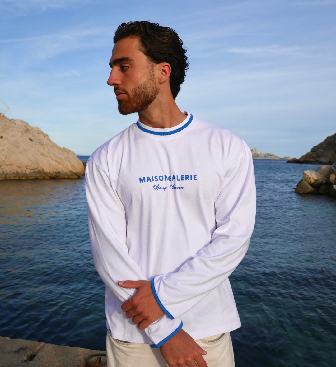 Long Sleeves Tee White