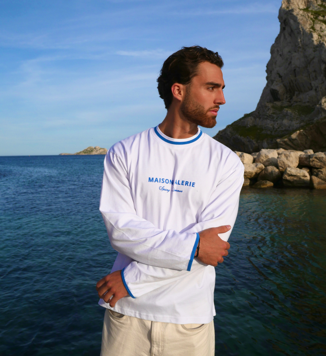 Long Sleeves Tee White