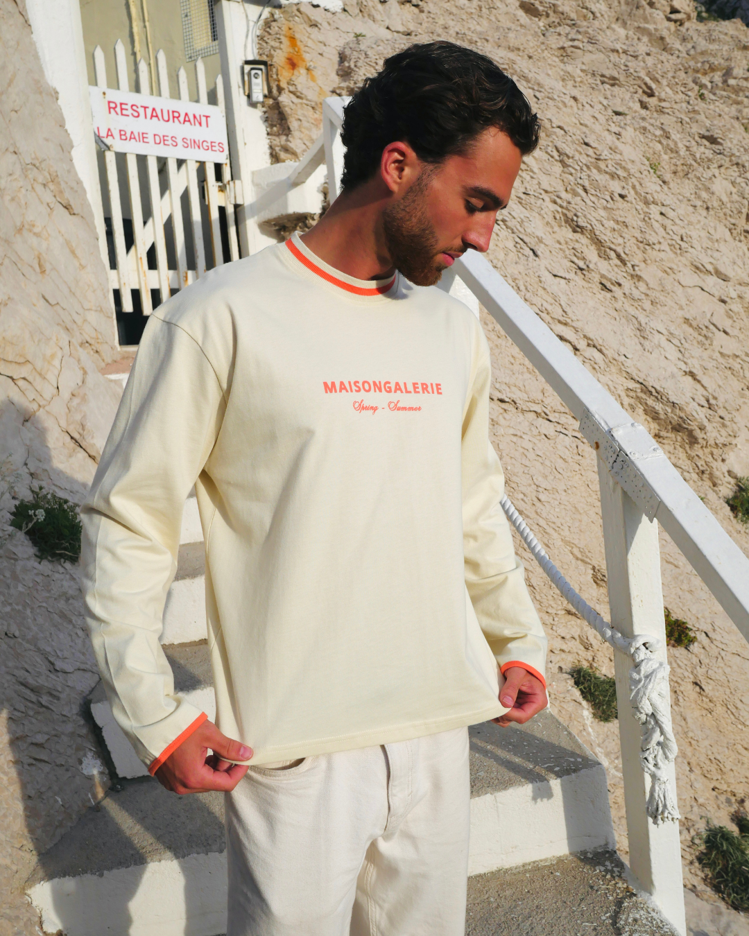 Long Sleeves Cream