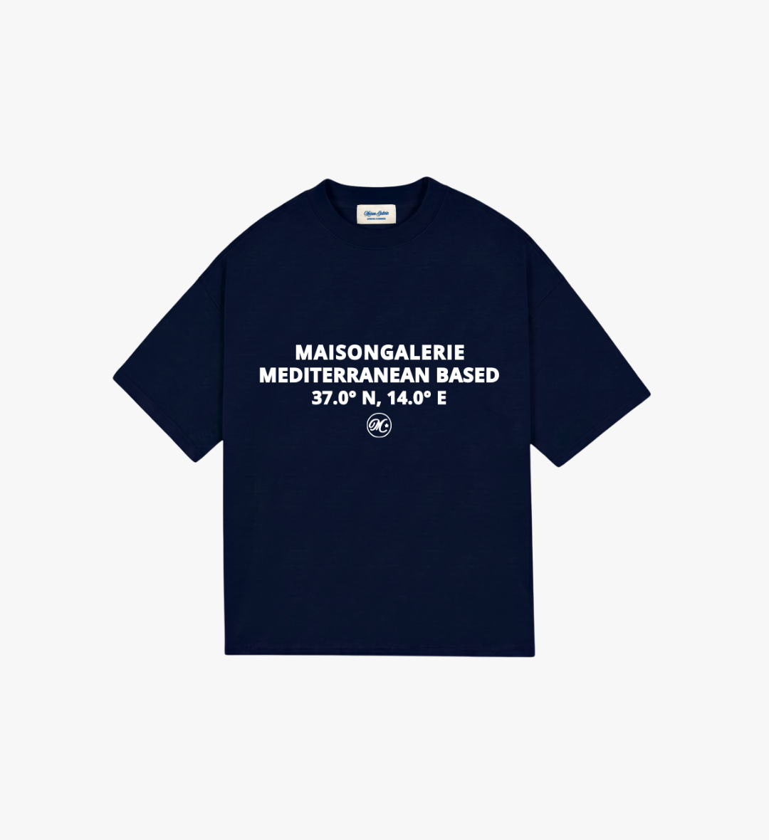 Mediterranean Based Tee Navy Blue