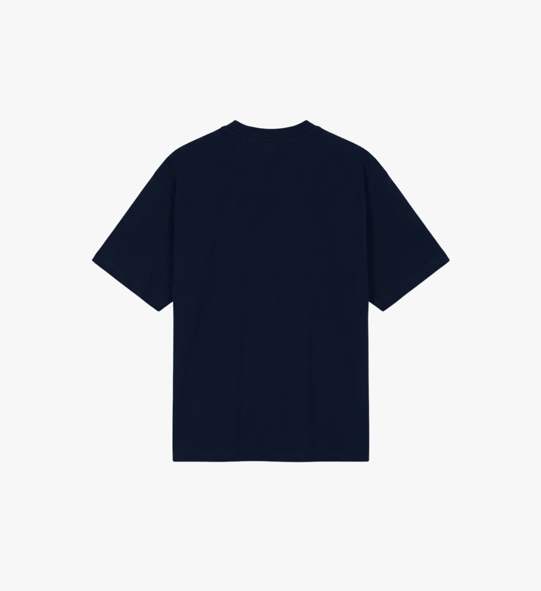 T-shirt bleu marine, motif méditerranéen