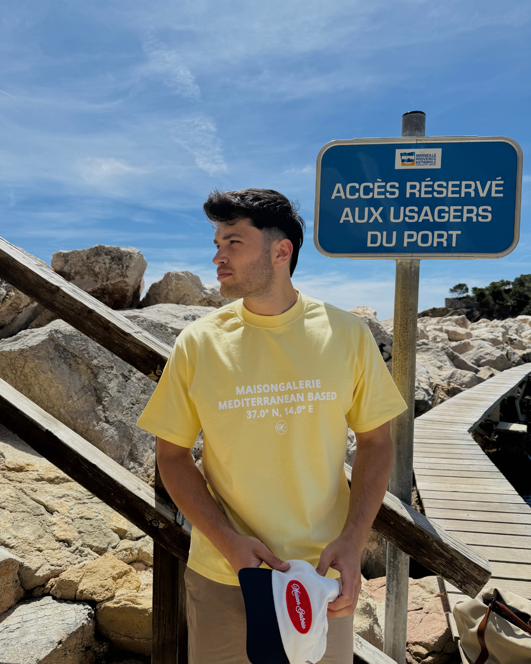 Mediterranean Based Tee Yellow