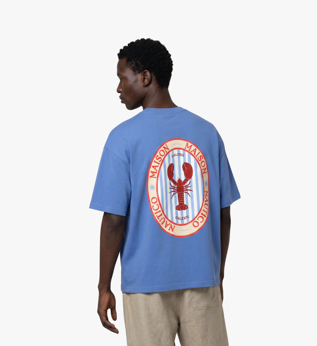 Mediterranean Lobster Tee Blue
