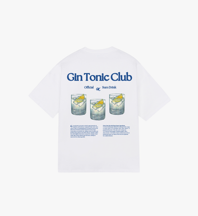 Gin Tonic Club Tee White