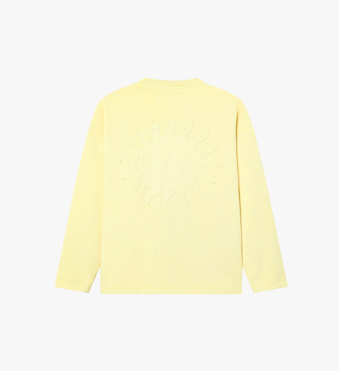 The Sun Crew Neck Sweatshirt Yellow